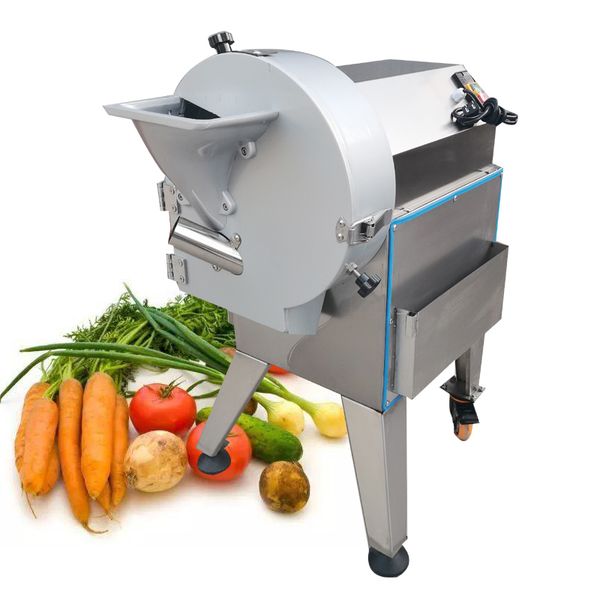 Machine de coupe de légumes 110V 220V Machine de déchiqueteuse électrique électrique Vegetal Automatic Veled Dix à vendre