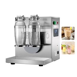 Machine à secouer le thé aux bulles, Double tasse, 110V, 220V, avec minuterie, pour Cocktail, Boba, thé au lait