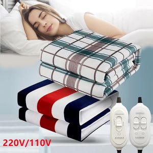 Couverture chauffante électrique 110V/220V, coussin chauffant de physiothérapie pour soulager la douleur, Thermostat chaud d'hiver, coussinets chauffants de sécurité 240115