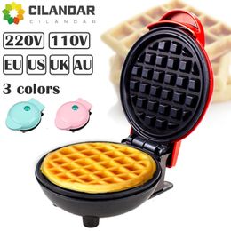 110V 220V Elektrische Mini Wafels Maker Machine Keuken Koken Apparaat voor Kinderen Ontbijt Dessert Pot Kleine Gebakken eieren 240109