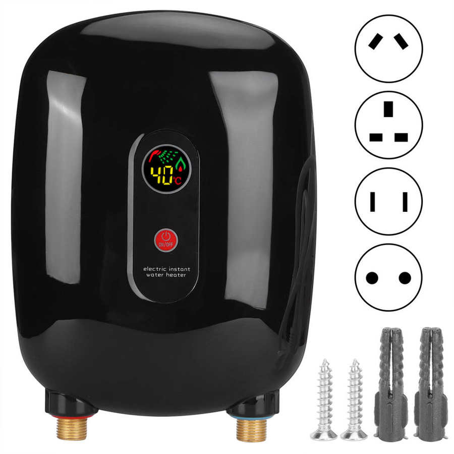 110V-220V Intelligent Water Heater Household Mini Electric Water Heater Instant Tankless Water Heater Heating Machine