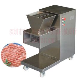 Cortador de carne modelo QW de 110v y 220v para máquina cortadora de carne para restaurante máquina cortadora de carne de 800KG hr 254m