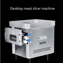 110 V 220 V petite machine de coupe de viande de bureau type extractible groupe de couteaux trancheuse de viande ménage commercial trancheuse de viande déchiquetée machine