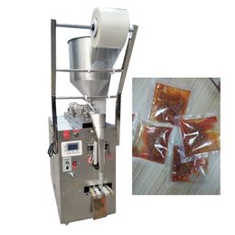 110V 220V roestvrijstalen pasta -verpakkingsmachine voor olijfolie Chilisaus Ketchup pindakaas pneumatische multifunctionele pasta vloeibare pakking machine maker