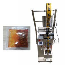 110V 220V roestvrijstalen pasta -verpakkingsmachine voor olijfolie Chili -saus Ketchup pindakaas pneumatische automatische pasta vloeibare pakking machinebak maker
