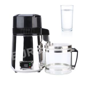 110V/220V Water Distiller Machine 4L roestvrijstalen voering verstelbare temperatuur digitale regeling Distilleerde gezuiverde machinaal dispenser