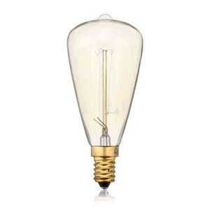 110V 60W Vintage Edison Bulb ST48 Antieke wolfraam Filament gloeilame E12 Basis voor huizendecoratie H220428