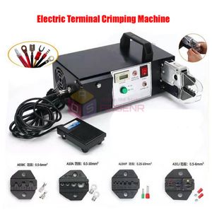 110V EM-6B1 Machine à sertir les bornes électriques Outils à sertir électriques + Jeu de matrices interchangeables 7 matrices EM-6B2 220V