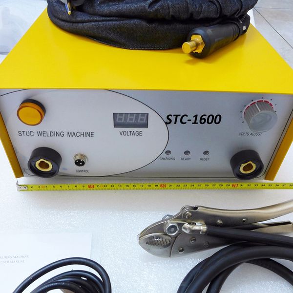 110V o 220V M3-M8 Collet Nuevo condensador Descarga CD STC-1600 Soldador de pernos Máquina de soldadura