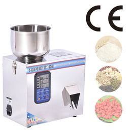 Machine de remplissage 110V220V pour la pesée automatique des granules de poudre café thé chat nourriture divers grain machine à emballer