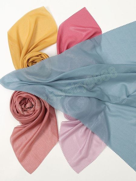 Foulard carré en Satin pour femmes musulmanes, Hijab, châles, Foulard solide, Bandanna, bandeaux découpés au Laser, Turban, 110x110cm