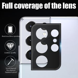 111D Volledige Cover Beschermende Lens Protector Camera Gehard Glas voor iPhone 13 12 Mini 11 PRO MAX SAMSUNG GALAXY S20 FE S21 PLUS OPMERKING 20 Ultra Z Fold Flip 3 Fold3 Flip3