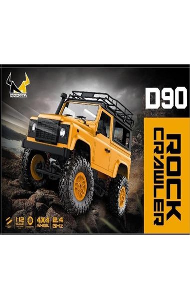 112 2 4G Control remoto de alta velocidad Off Road Truck Vehículo de juguete RC Rock Crawler Buggy Coche de escalada para PICKCAR D90 Kid Boy Toys Y2006106739