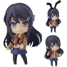 #1124 Sakurajima Mai Anime Figuur Rascal droomt niet van Bunny Girl Senpai Action Seishun Buta Yarou Figurine Model Toy 220520