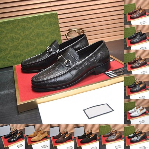 112modelDiseño de marca Zapatos de cuero de gamuza para hombres Mocasines Borla morada Mocasines de lujo en punta para hombres Vintage Slip-on Casual Hombres Zapato de vestir de diseñador social