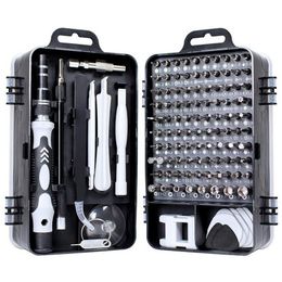 115 In 1 Magnetic Screwdriver Set Precision Multi Hand Tool Torx Hex Screw Drivers for Computer PC Phone Repair Kit Tools Bag 220428