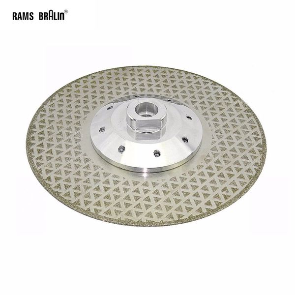 Discos abrasivos de diamante electrochapado M14 de 80/100/115/125mm, muela abrasiva de hoja de corte para acabado de corte de granito en amoladora angular, herramienta eléctrica