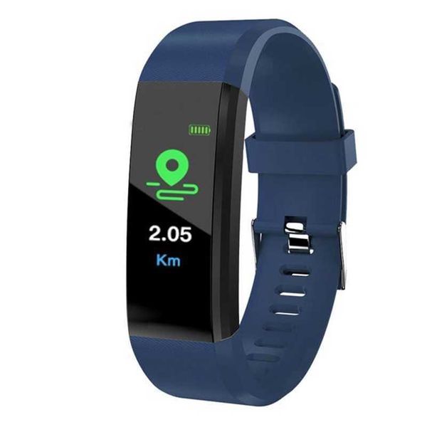 115 Plus Smart 2024 Id115 Bracelet pour écran Fitness Tracker Podomètre Montre Compteur Fréquence Cardiaque Moniteur de Pression Artérielle Bracelet Intelligent Colorful7a08