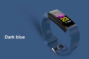 115 Plus Montres Intelligentes IP67 Étanche Bracelet Intelligent Fitness Tracker BluetoothV4.0 Contrôle Tactile Appel Sédentaire Rappel Bracelet Moniteur