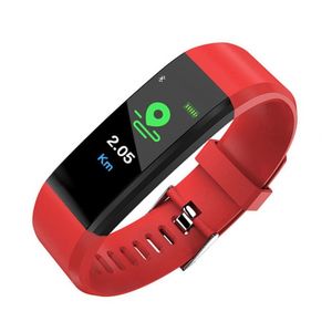 115 Plus Sport Fitness Tracker montre étanche fréquence cardiaque sang oxygène activité moniteur montre intelligente Bracelet intelligent durée limitée