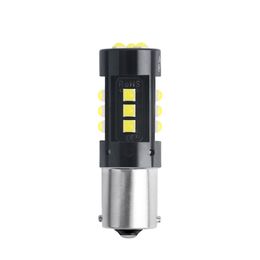 1156 BA15S P21W lumière LED 3030 puces PY21W 1157 BAY15D feu stop de voiture 15SMD LED ampoules Canbus sans erreur clignotant lampe 1000LM