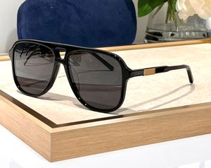 1156 Pilot Zonnebril Zwart Donkergrijs Lens Mannen Designer Zonnebril Shades Sunnies Gafas de sol UV400 Brillen met Doos