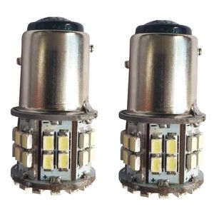 1157 50 LED's 1206 Draaiende lampremlichtstaartblub 12V voor autoauto 2pcs