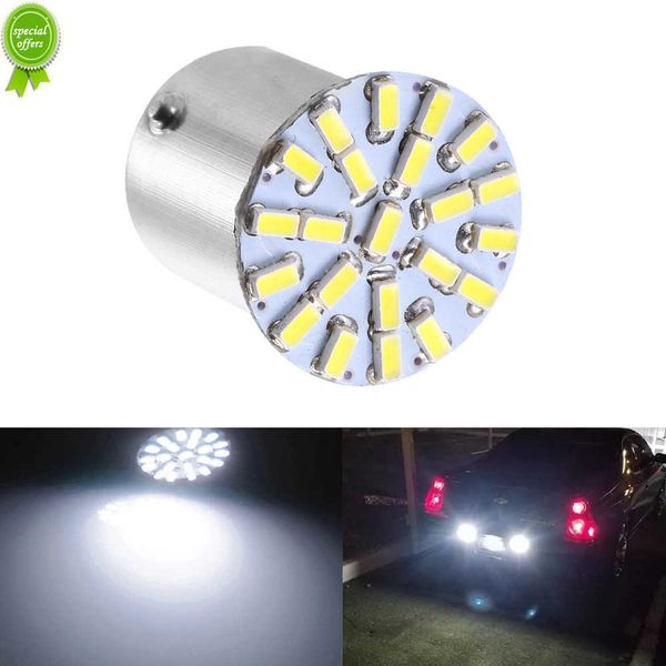 1157 BAY15D 1156 BA15S 3014 22SMD señal de giro P21 5W AUTO LED freno de estacionamiento LED de respaldo cuña trasera bombilla luz de matrícula