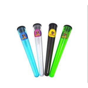 115 MM HONEYPUFF acryl conische buizen waterdichte luchtdichte geurbestendige doos plastic buizen geurafdichting kruidenkruid pre-roll container opbergkoffer met stickers