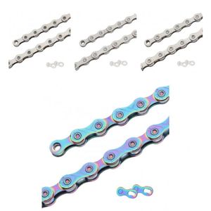 116pcs Road Bike Chain Bike Chain Link Haill Chamfer Design MTB Chain 9/10/11/12 Speed