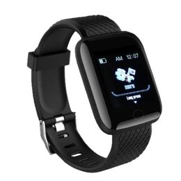 116Plus Smart Smart Bracelet Message Herinnering Kleurscherm Hartslag Bluetooth Sportmeter Step Smart Watch