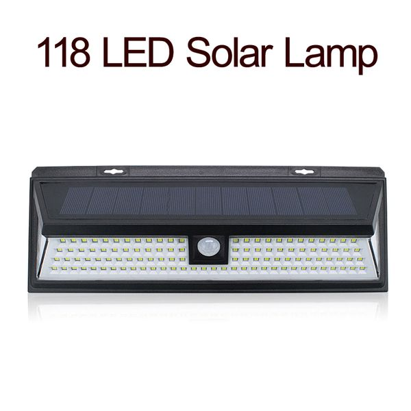 118 luces LED solares de pared para exteriores, impermeables, con sensor de movimiento, luces solares de movimiento para exteriores, fácil de instalar, puerta de entrada, patio, garaje, jardín, terraza, usastar