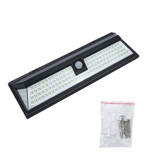 118 LED Luces de pared solares Sensor de movimiento PIR a prueba de agua Iluminación de jardín Lámpara solar LED para exteriores 3 modos Puerta de piscina de seguridad Luces solares crestech168