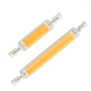 118mm 78mm Dimmable COB Lampe Ampoule Tube En Verre 15W 30W 40W 50W Remplacer La Lumière Halogène AC 110V 220V 230V R7S Projecteur