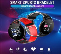 119 Plus Smart Bracelet Watch Welpband Man impermeable al fitness rastreador de la frecuencia cardíaca Pedómetro 8333423