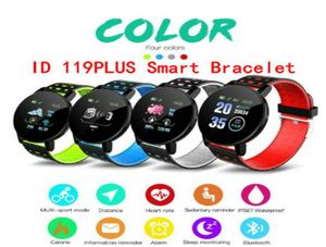 119 PlUS Smart horloge polsbandje Enkel touchscreen fitness tracker met hartslagmeting waterdichte sport smartwatch5649797
