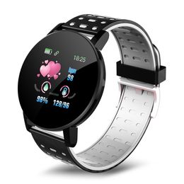 119Plus Bluetooth montre intelligente hommes pression artérielle Smartwatch femmes montre Sport Tracker WhatsApp pour Android Ios