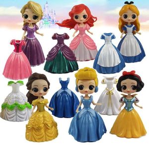 11 cm poppen met voederfles Amerikaanse PVC Kawaii Kinderen Toys Anime Actie Figuren Realistische herboren poppen voor kinderen Toys Girls2341873