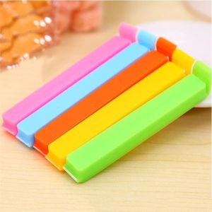 11CM Random Color Portable New Kitchen Storage Food Snack Seal Sealing Bag Clips Sealer Clamp Plastic Tool Bag Clip