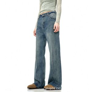 Jean de style américain 11KN pour hommes et femmes avec un nouveau design qui semble décontracté et lâche. Instagram mini monté de jambe large évasé jeans
