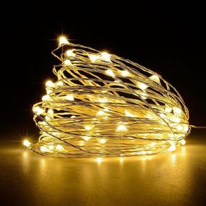 11m 21m 31m 41m LED lampe solaire extérieure LED chaîne lumières fée vacances fête de Noël guirlande solaire jardin étanche Lights298B