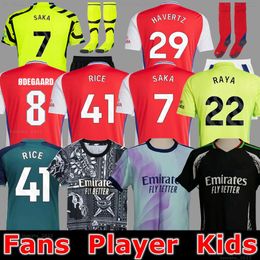 Fans Player version black 424 Arsenal soccer jersey 21 22 ODEGAARD PEPE SAKA NICOLAS TIERNEY HENRY WILLIAN THOMAS NKETIAH MAITLAND NILES 2021 football shirt Kids sets