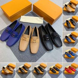 11model Designer Luxe Hommes Mocassins Chaussures Appartements Confortables Chaussures En Cuir En Plein Air Antidérapant Respirant Mode Mocassins Baskets Casual Chaussures De Bateau