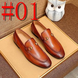 11Model luxueuze merkontwerper Mens Dress Shoes Classic Echte lederen buckle monnik Riem Dark Bruin Black Office Business Formal Shoes For Men