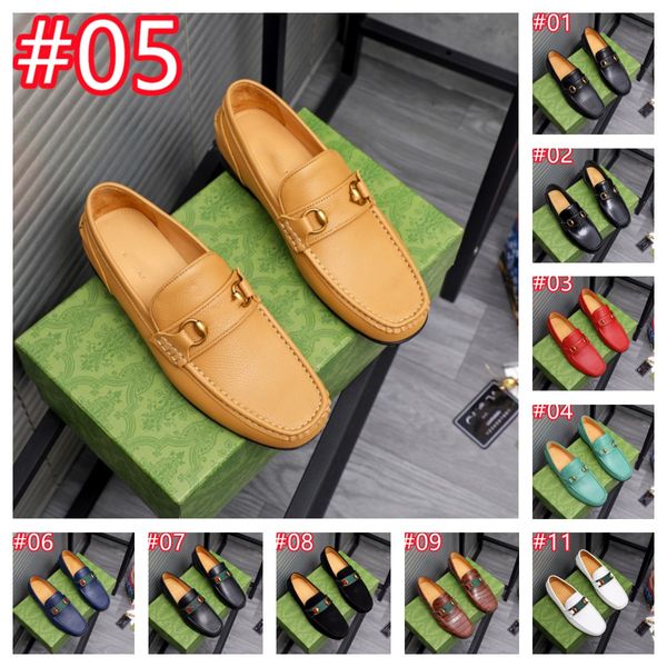 11Model Chaussures habillées pour hommes les plus récents Top Leather Fashion Style décontracté à lacets Vintage Classic Shoes pour hommes Zapatos de Hombre Plus taille 45