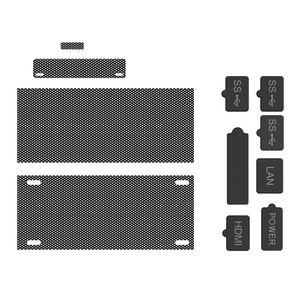 Couverture du kit de bouchon de filtre à maille en mailles 11pcs pour les accessoires de jeu Xbox Series S Console Prises de silicone anti-dust