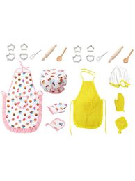 11 PCS Juego de rol de cocina Cocina para hornear juguetes para niñas para hornear juego Juego de cocina nueva para niños Set de horno de cocción
