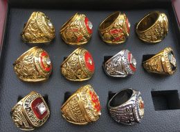 11pcs SLC Baseball World Series Team Championship Ring Set Avec Présentoir En Bois Souvenir Hommes Fan Cadeau Drop Shipping En Gros 2022 2023