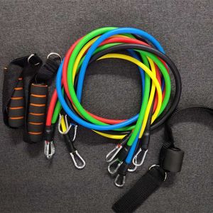 11 stks Yoga Pull Bands Resistance Bands Set Yoga Oefening Fitness Trektouw Rubberbuizen Elastische Band Body Training Training 2020 H1026