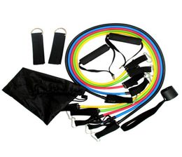 11pcsset Fitness Weerstandsband Latex Tubing Expanders Oefeningsbuizen Praktische Sterkte Crossfit Fitness Spier Relex Apparatus9486462